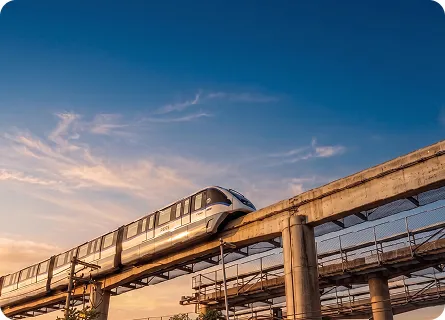 Vista da região próxima à Linha 15-Prata do Metrô